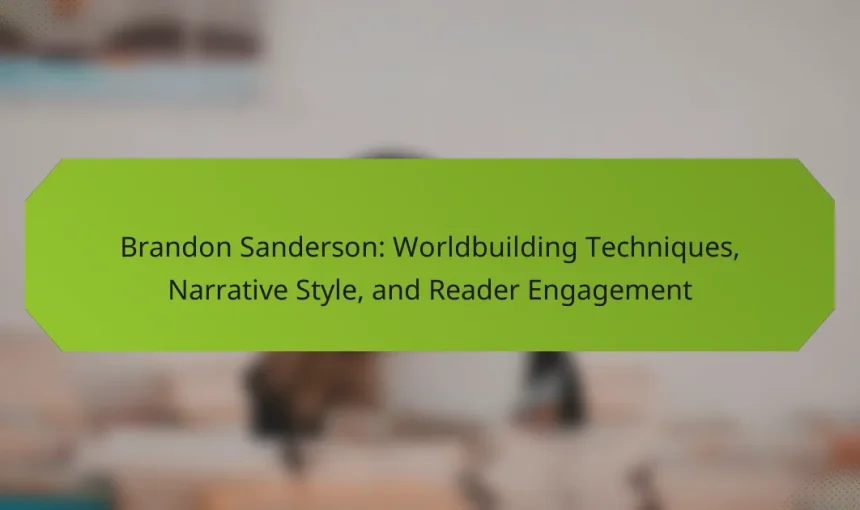 Brandon Sanderson: Worldbuilding Techniques, Narrative Style, and Reader Engagement