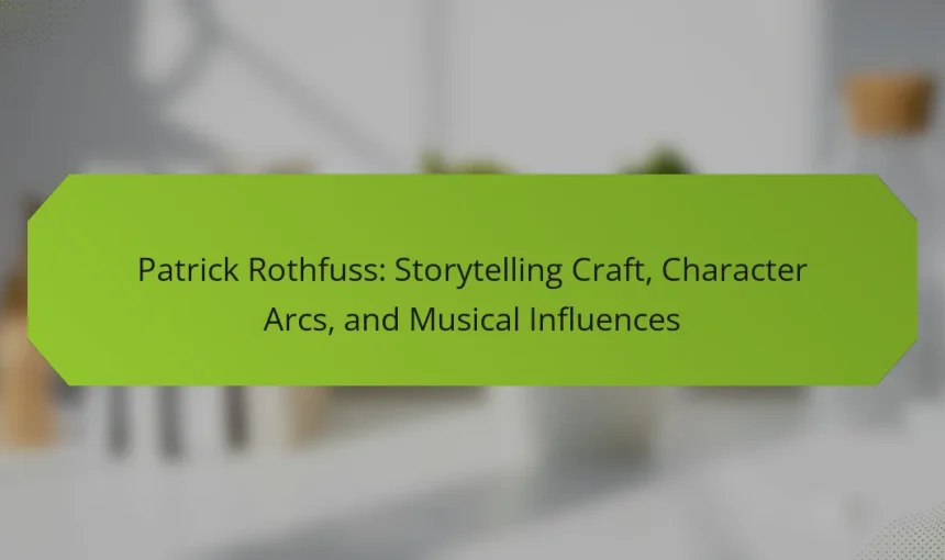 Patrick Rothfuss: Storytelling Craft, Character Arcs, and Musical Influences